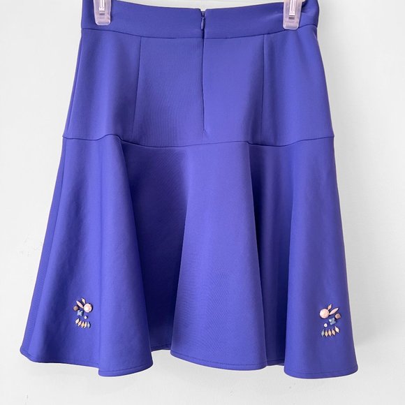 NEW! Catherine Malandrino  Viola Fit and Flare Jem Stone Skirt, Size 2 - Picture 6 of 16